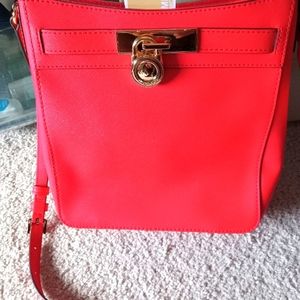 Michael Kors Brand Sangria Crossbody Bag